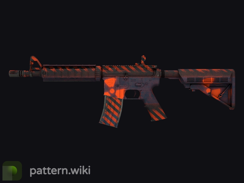 M4A4 Radiation Hazard seed 90