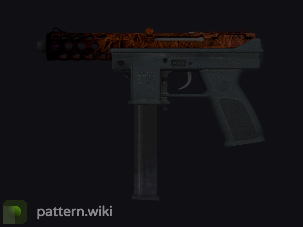 Tec-9 Red Quartz seed 970