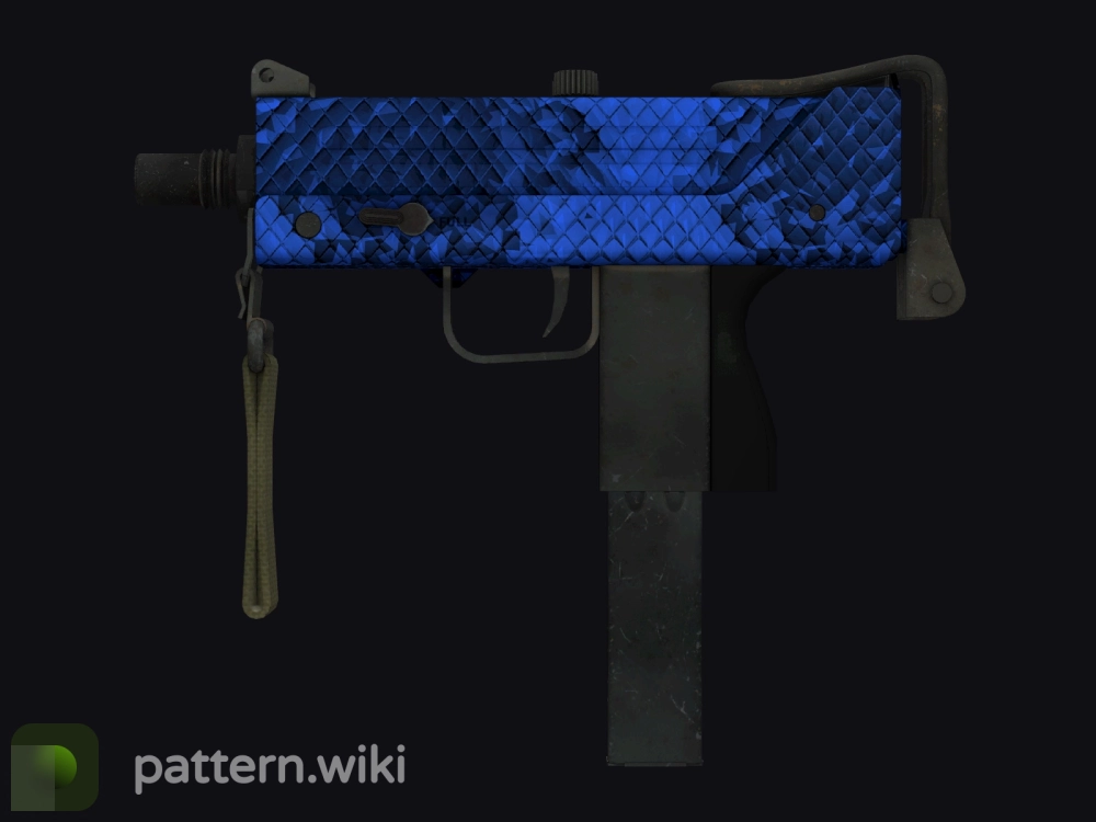 MAC-10 Lapis Gator seed 253