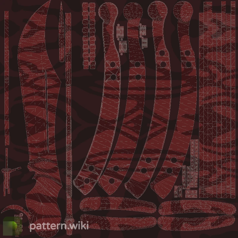 Butterfly Knife Slaughter seed 787 pattern template