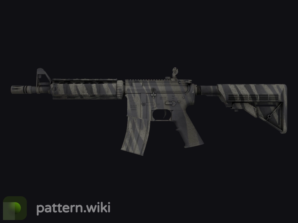 M4A4 Faded Zebra seed 17