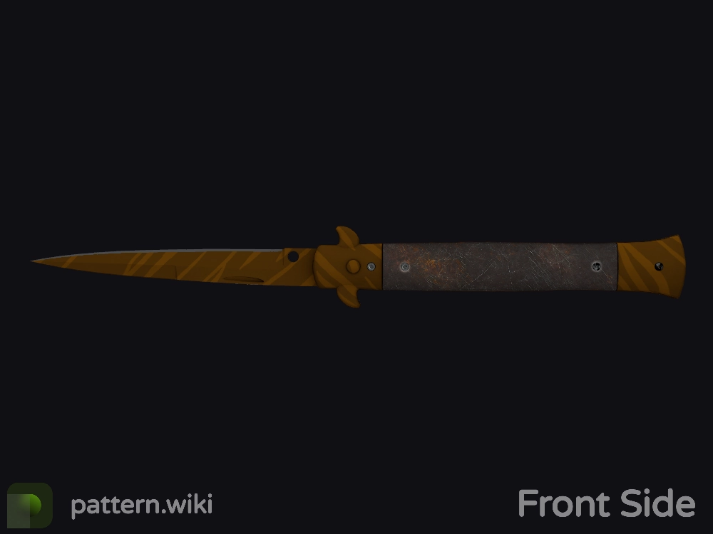 Stiletto Knife Tiger Tooth seed 525