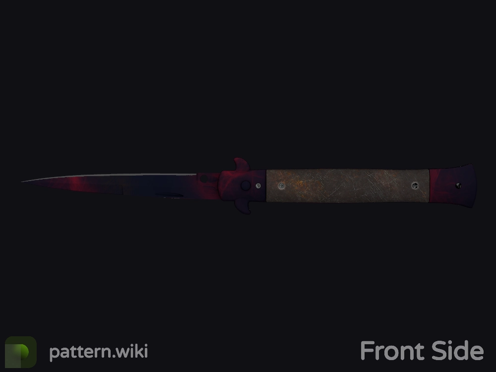 Stiletto Knife Doppler seed 743