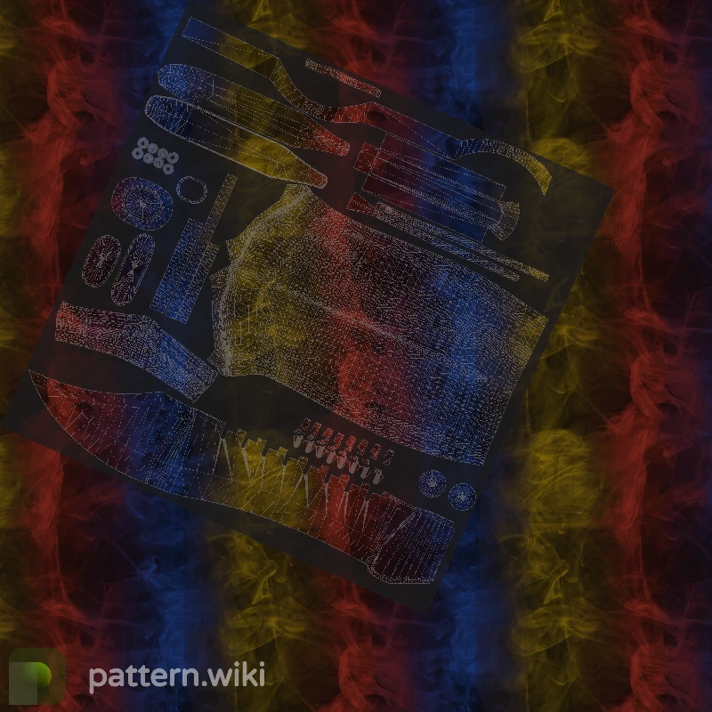 Bowie Knife Marble Fade seed 496 pattern template