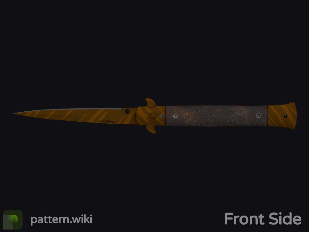 Stiletto Knife Tiger Tooth seed 883