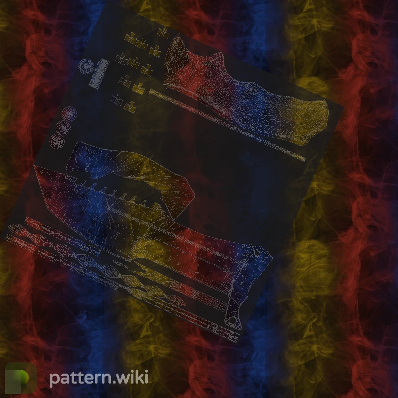 Huntsman Knife Marble Fade seed 368 pattern template