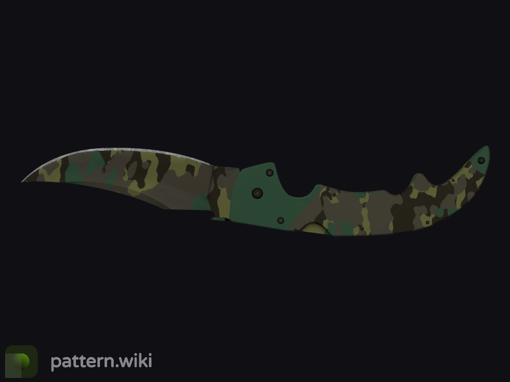 Falchion Knife Boreal Forest seed 122