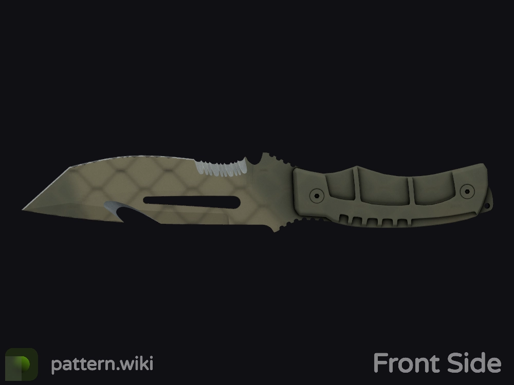 Survival Knife Safari Mesh seed 768