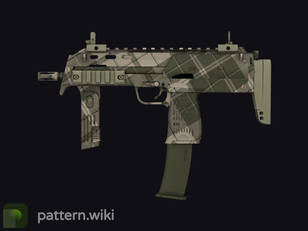 MP7 Olive Plaid seed 967