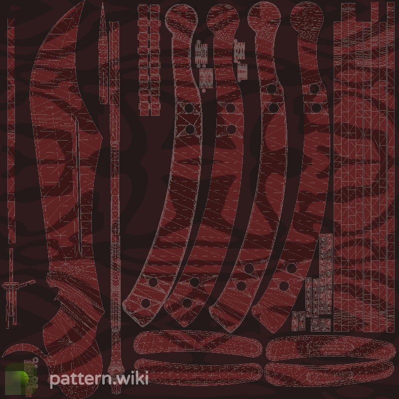 Butterfly Knife Slaughter seed 893 pattern template