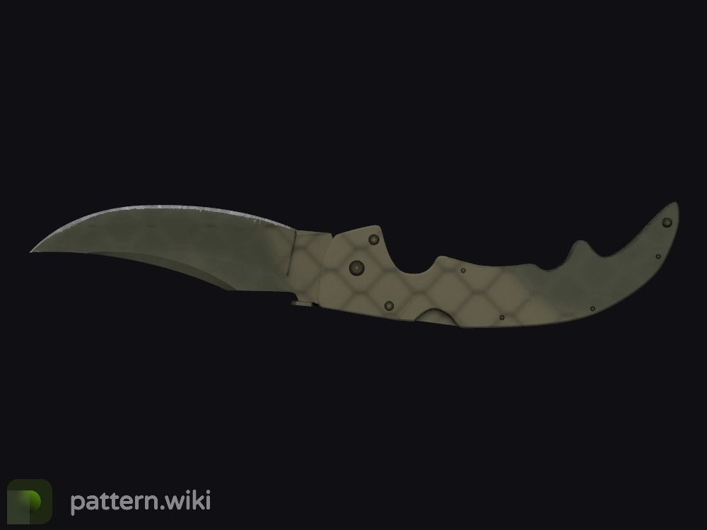 Falchion Knife Safari Mesh seed 966