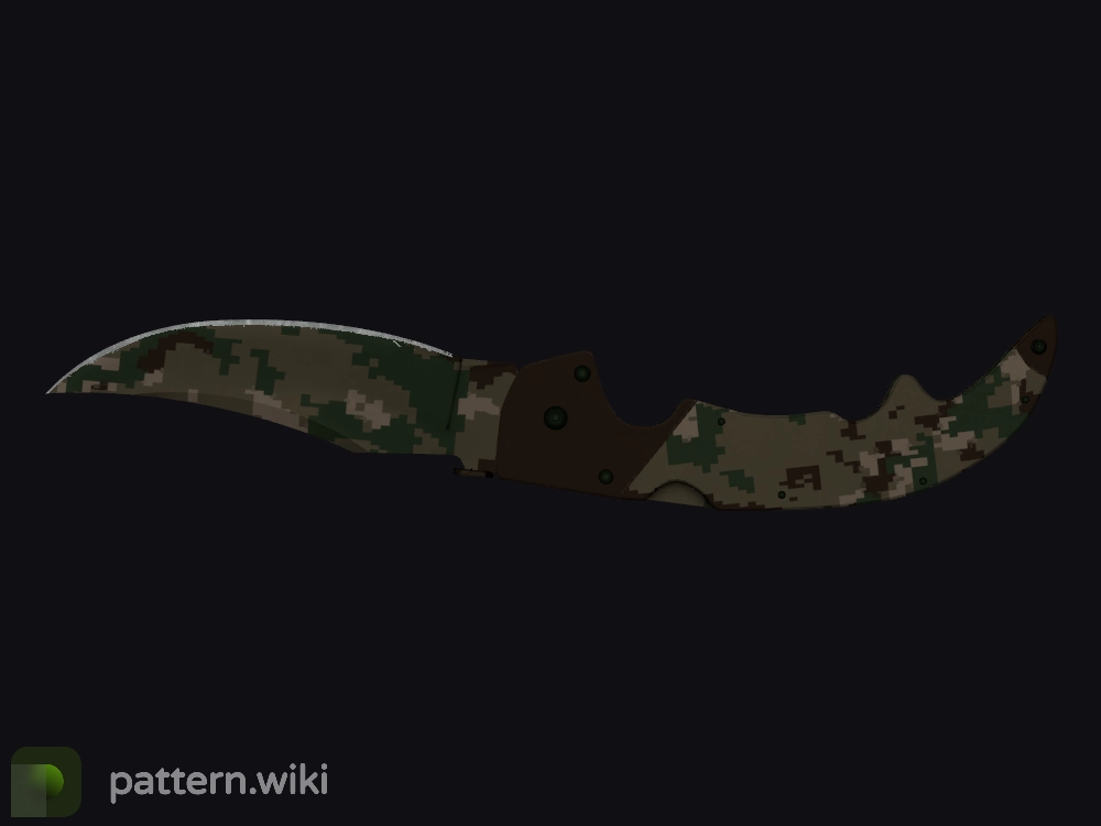 Falchion Knife Forest DDPAT seed 244