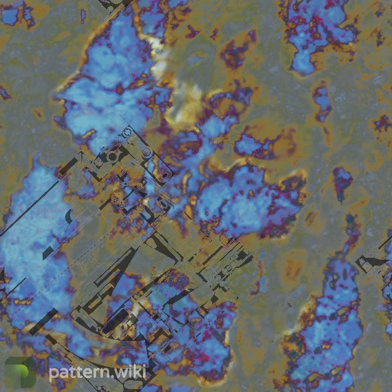 AK-47 Case Hardened seed 868 pattern template