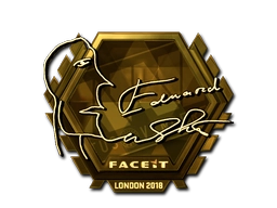 Sticker Edward (Gold) | London 2018 preview