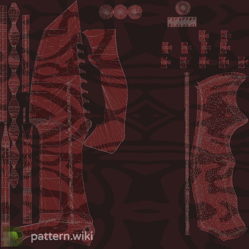 Huntsman Knife Slaughter seed 76 pattern template