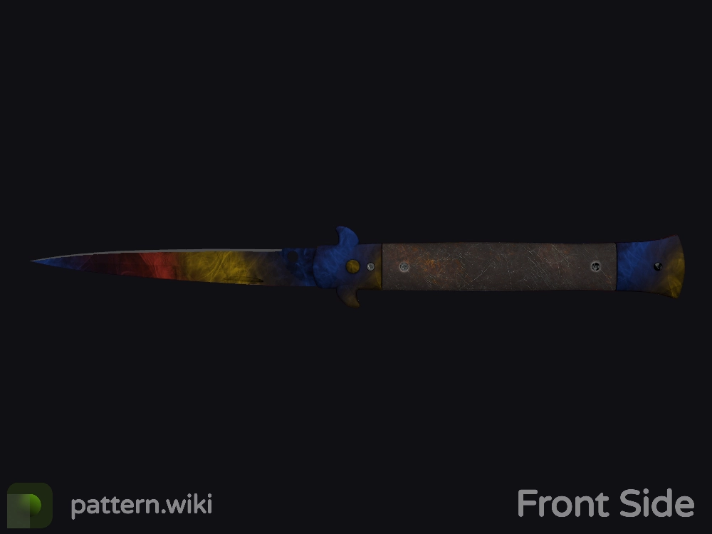 Stiletto Knife Marble Fade seed 251