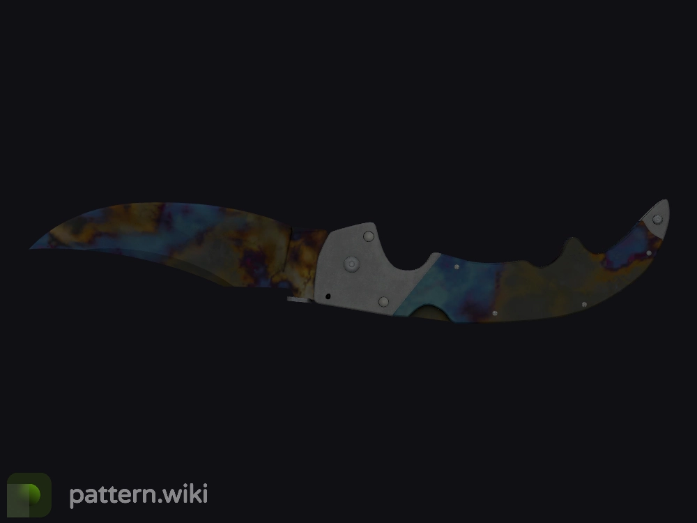 Falchion Knife Case Hardened seed 555