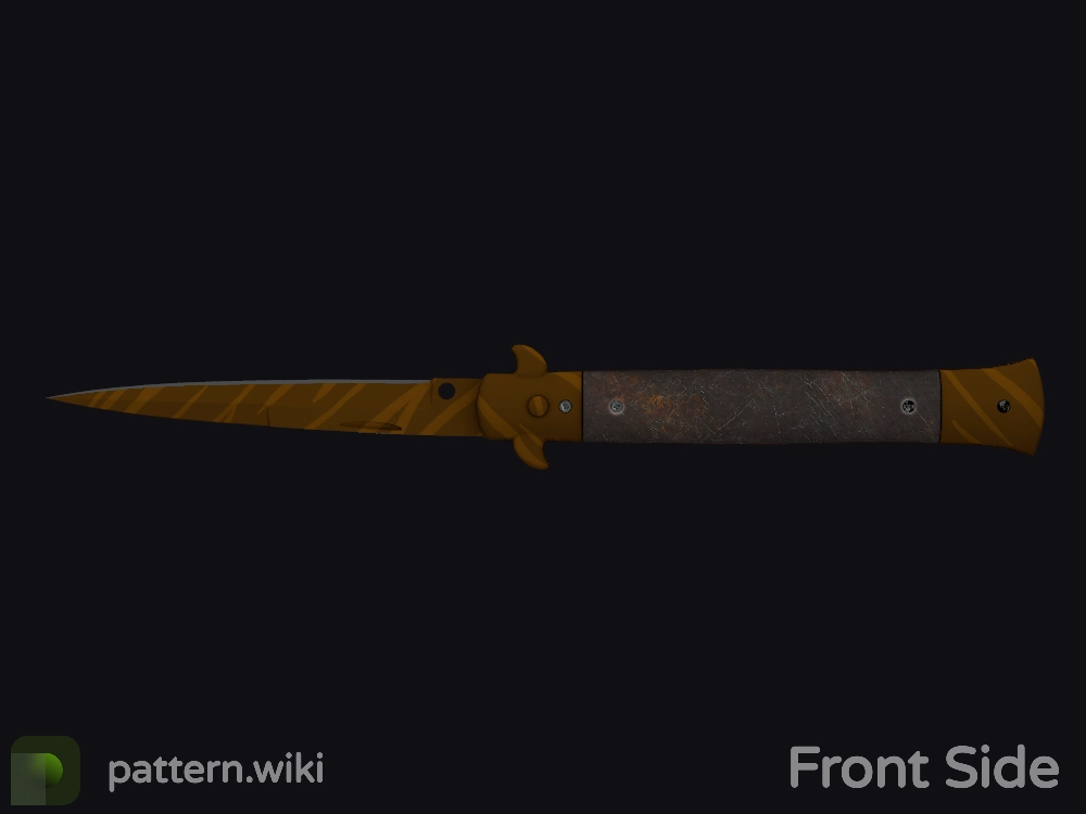 Stiletto Knife Tiger Tooth seed 627