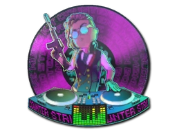 Sticker DJ Safecracker (Lenticular) preview