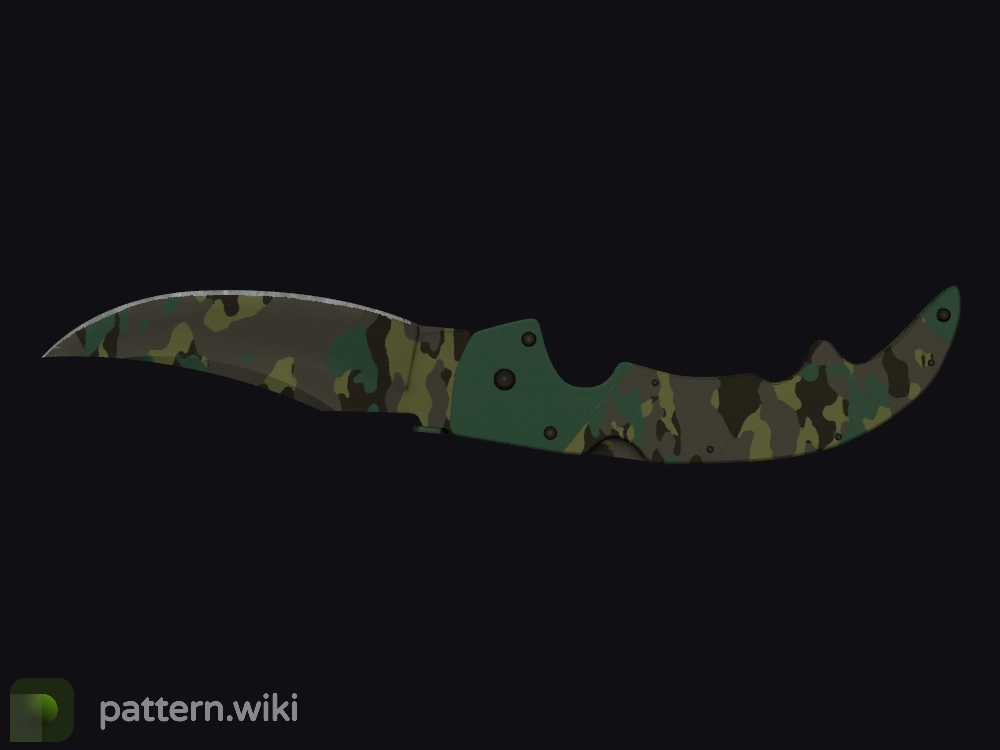 Falchion Knife Boreal Forest seed 702