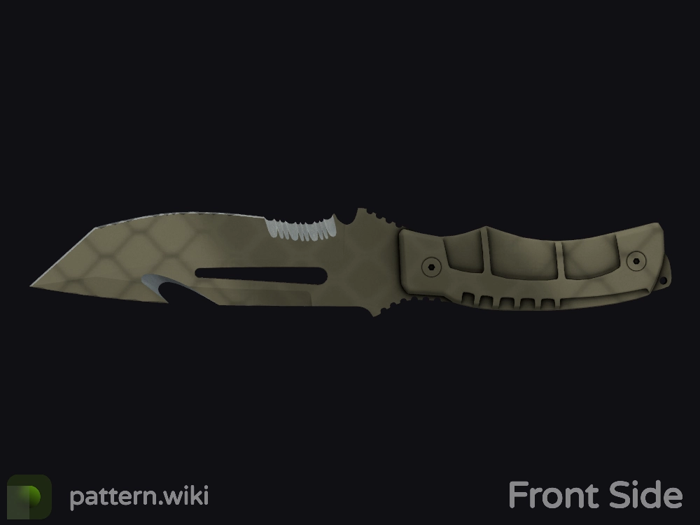 Survival Knife Safari Mesh seed 584