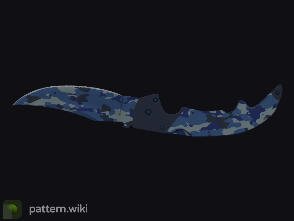 Falchion Knife Bright Water seed 123