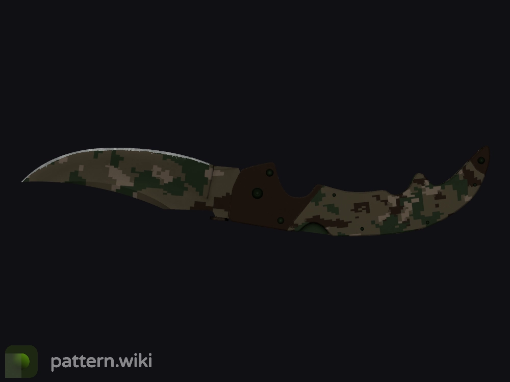 Falchion Knife Forest DDPAT seed 407