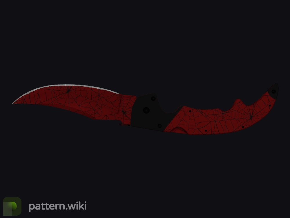 Falchion Knife Crimson Web seed 350