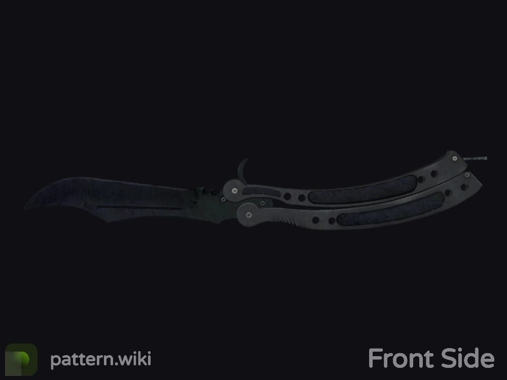 Butterfly Knife Blue Steel seed 734