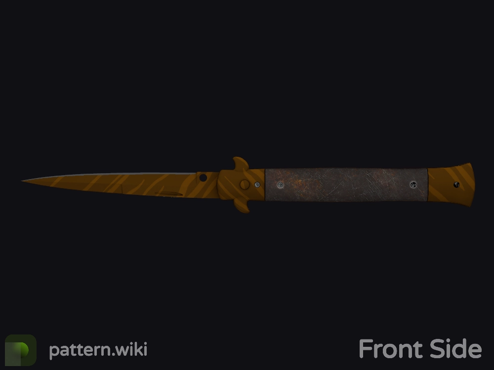 Stiletto Knife Tiger Tooth seed 671