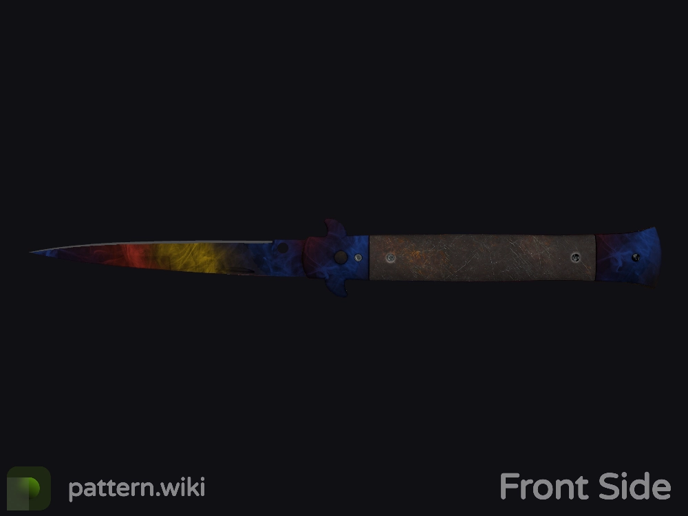 Stiletto Knife Marble Fade seed 502