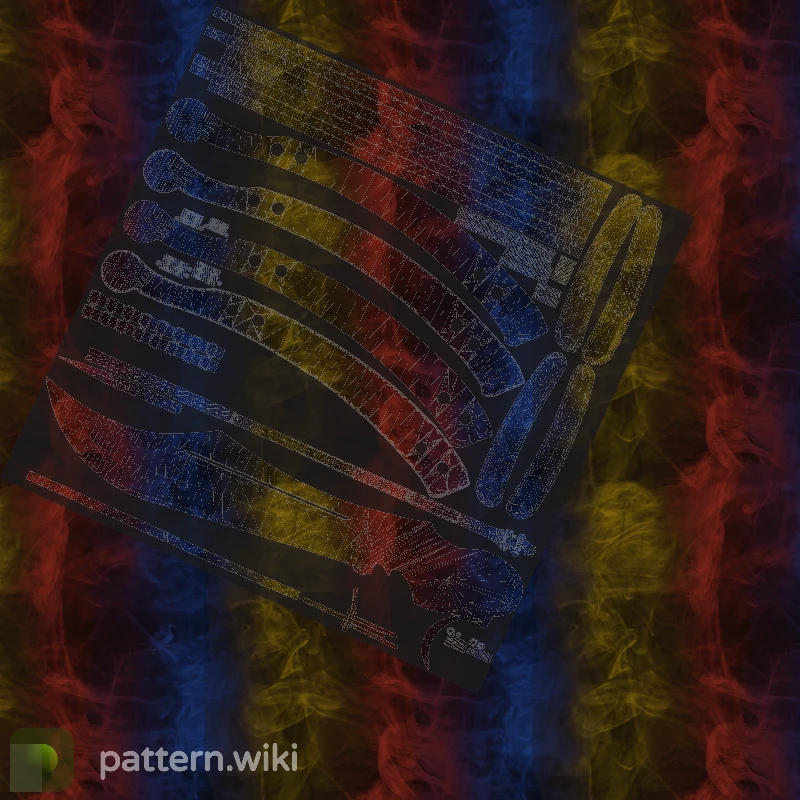 Butterfly Knife Marble Fade seed 630 pattern template