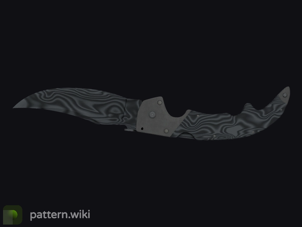 Falchion Knife Damascus Steel seed 802