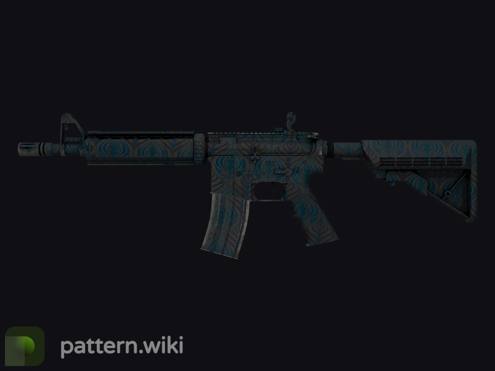 M4A4 Dark Blossom seed 476