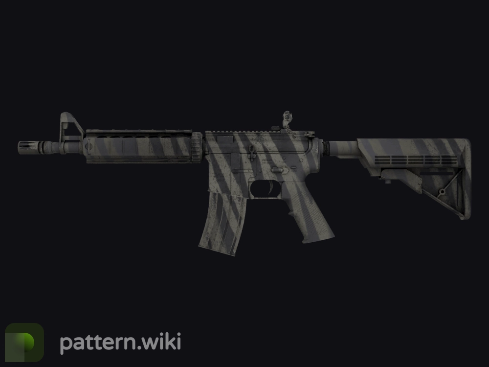 M4A4 Faded Zebra seed 51