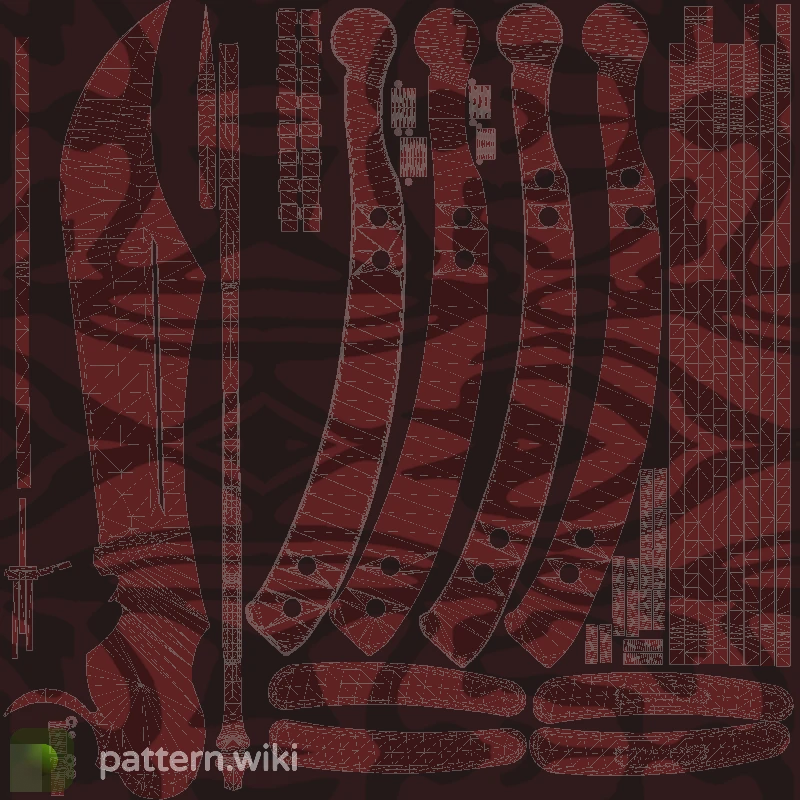 Butterfly Knife Slaughter seed 604 pattern template