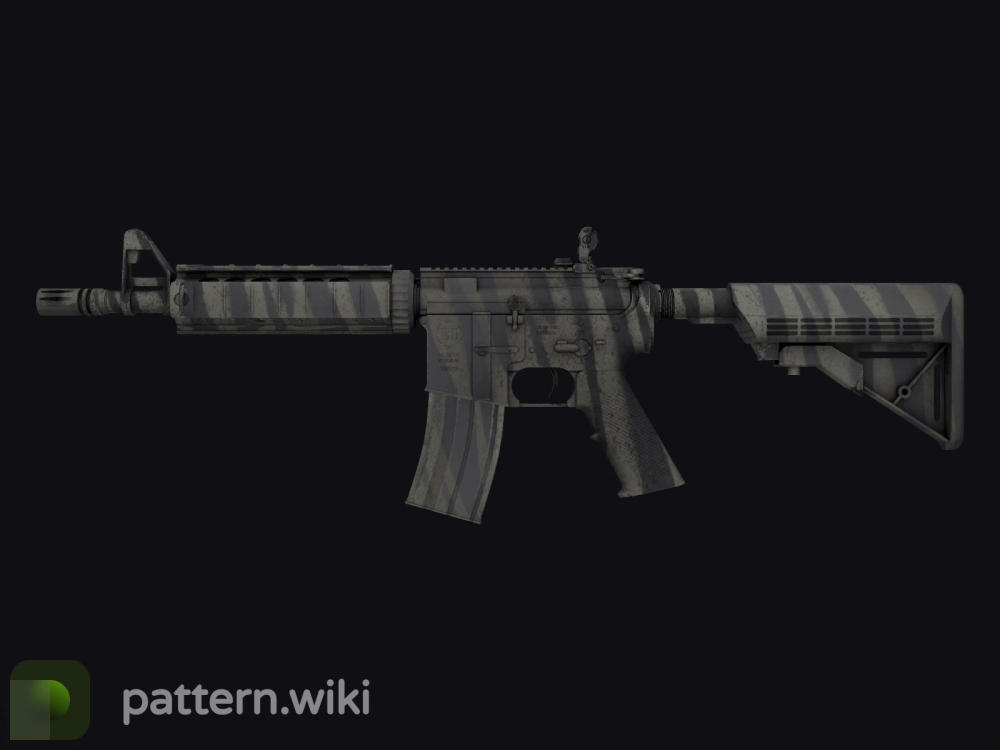 M4A4 Faded Zebra seed 7