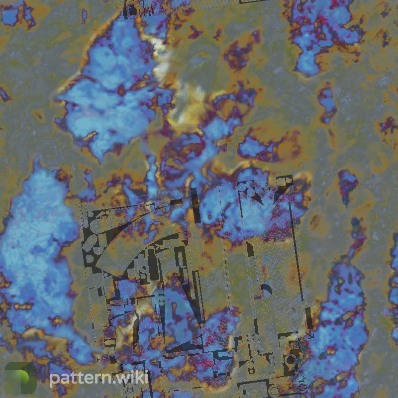 AK-47 Case Hardened seed 974 pattern template