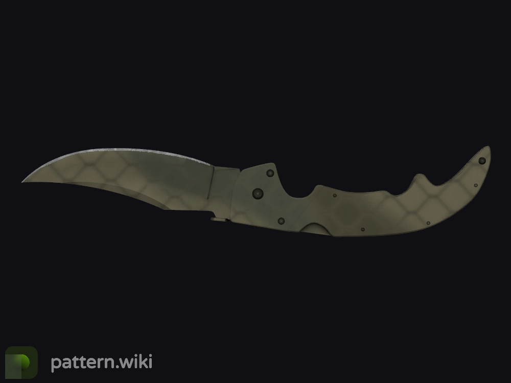 Falchion Knife Safari Mesh seed 72