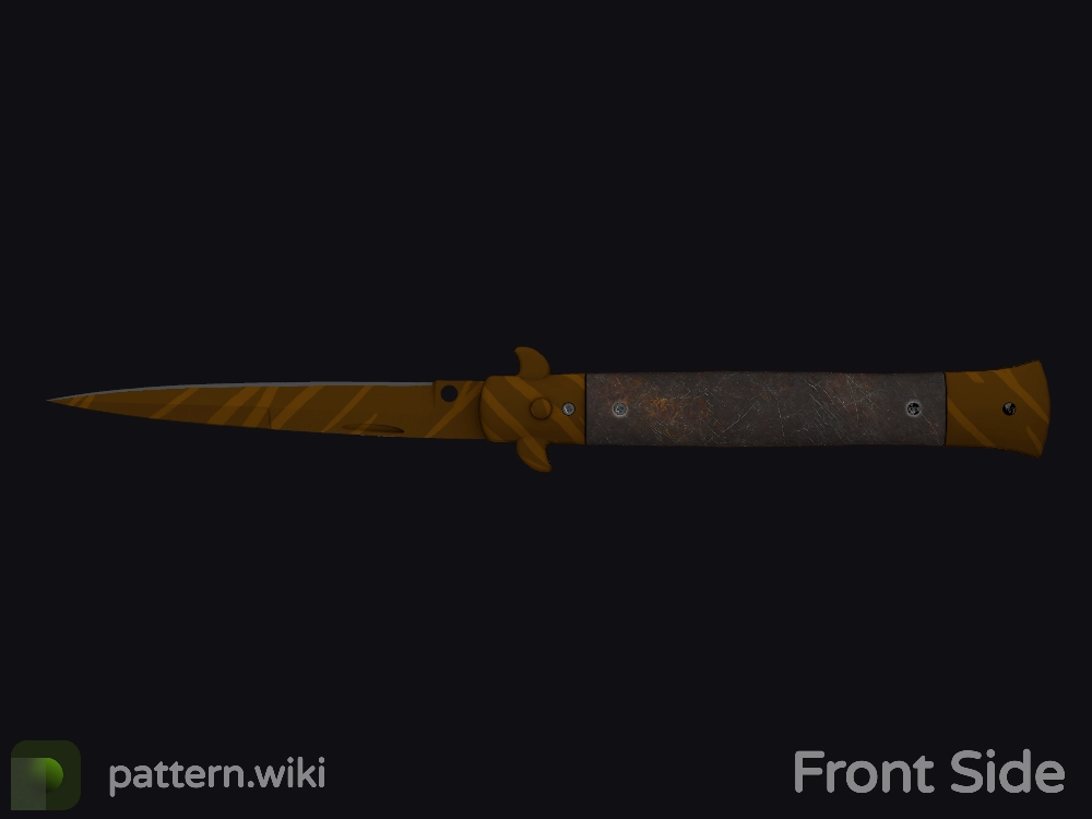 Stiletto Knife Tiger Tooth seed 697