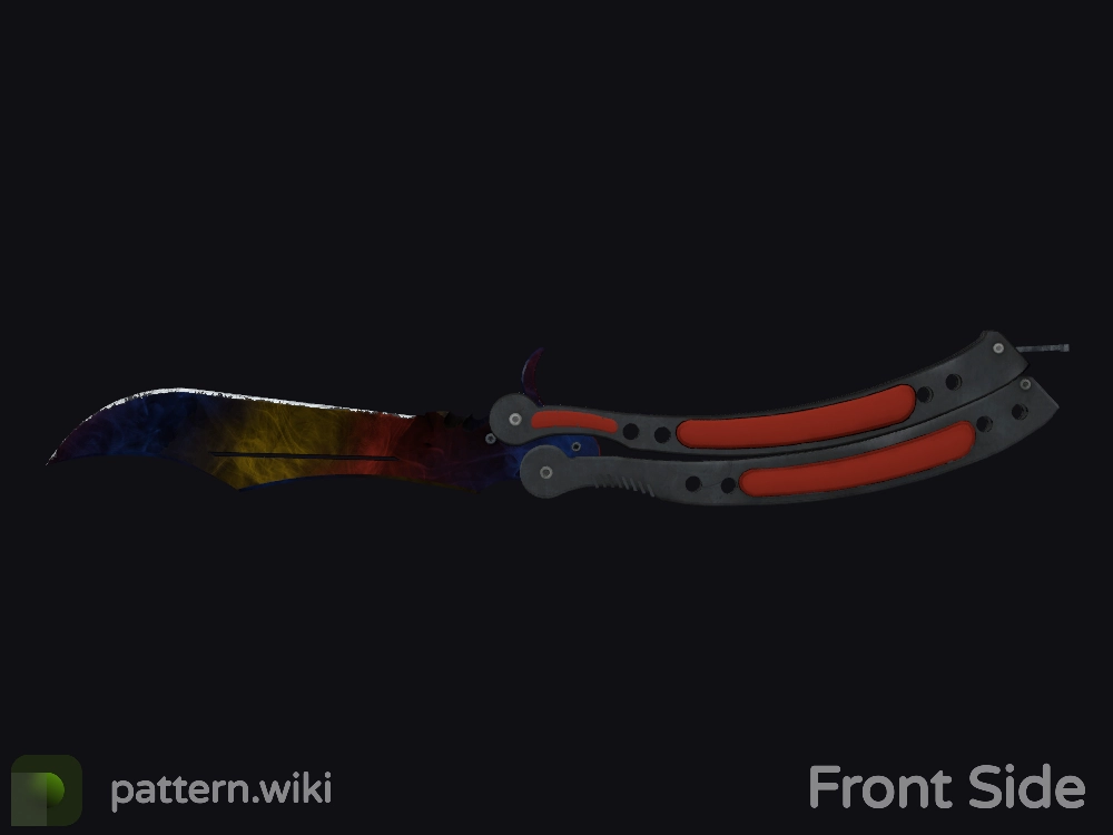 Butterfly Knife Marble Fade seed 592