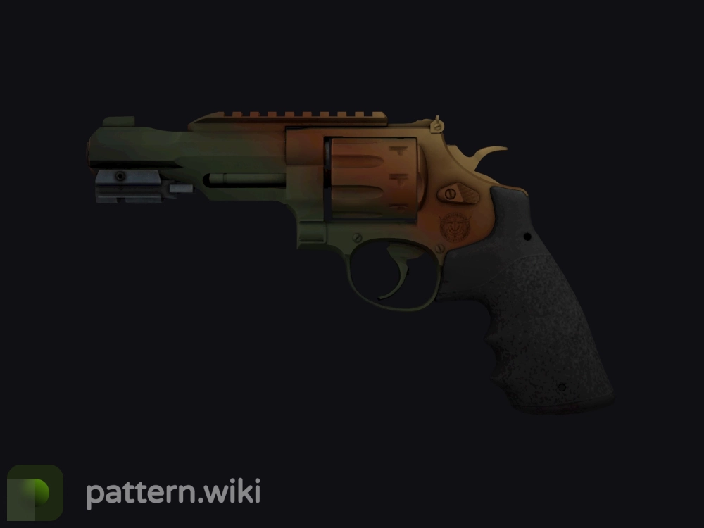 R8 Revolver Amber Fade seed 343