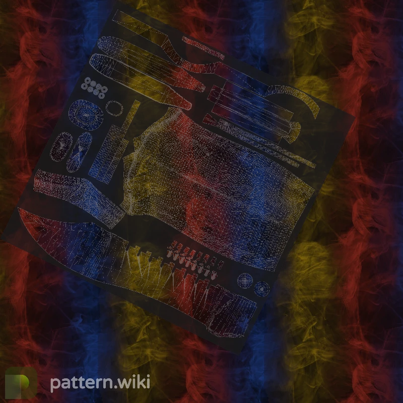 Bowie Knife Marble Fade seed 49 pattern template