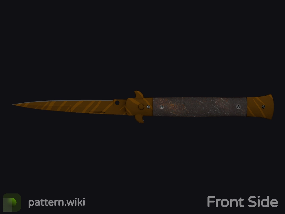 Stiletto Knife Tiger Tooth seed 123