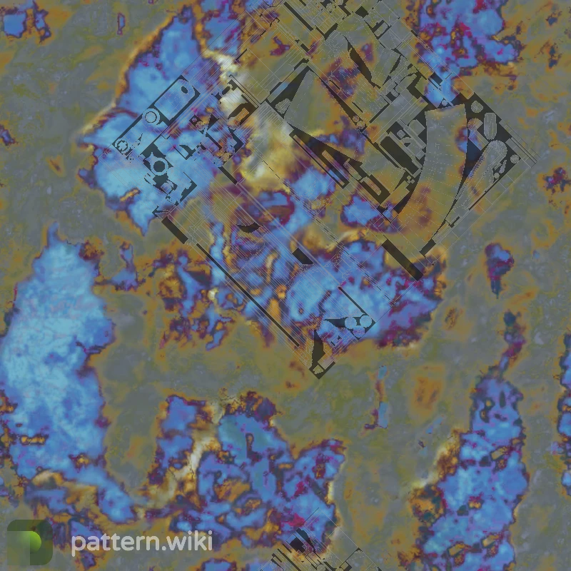 AK-47 Case Hardened seed 265 pattern template