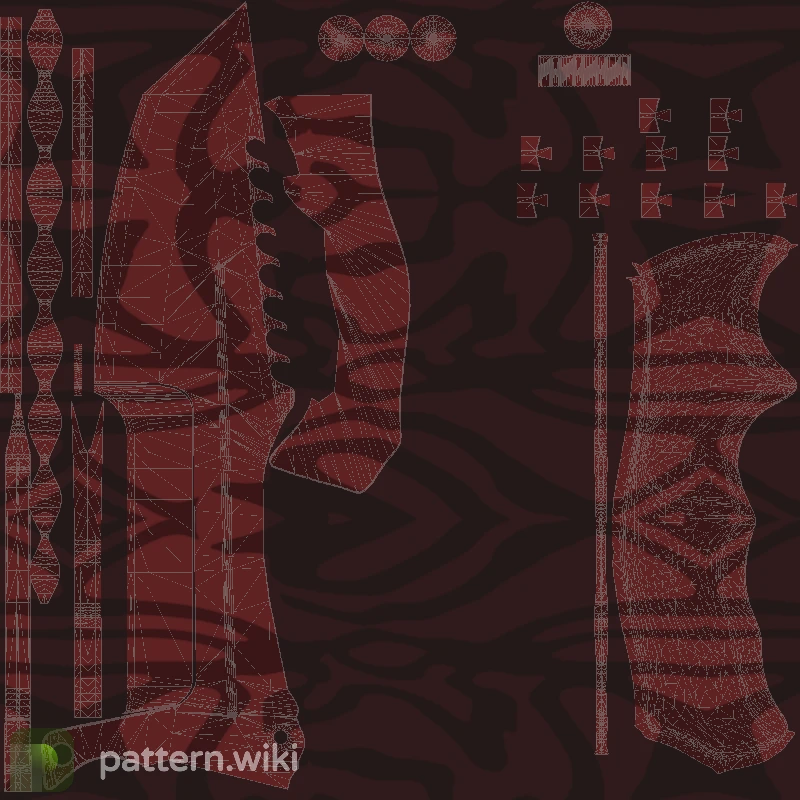 Huntsman Knife Slaughter seed 319 pattern template