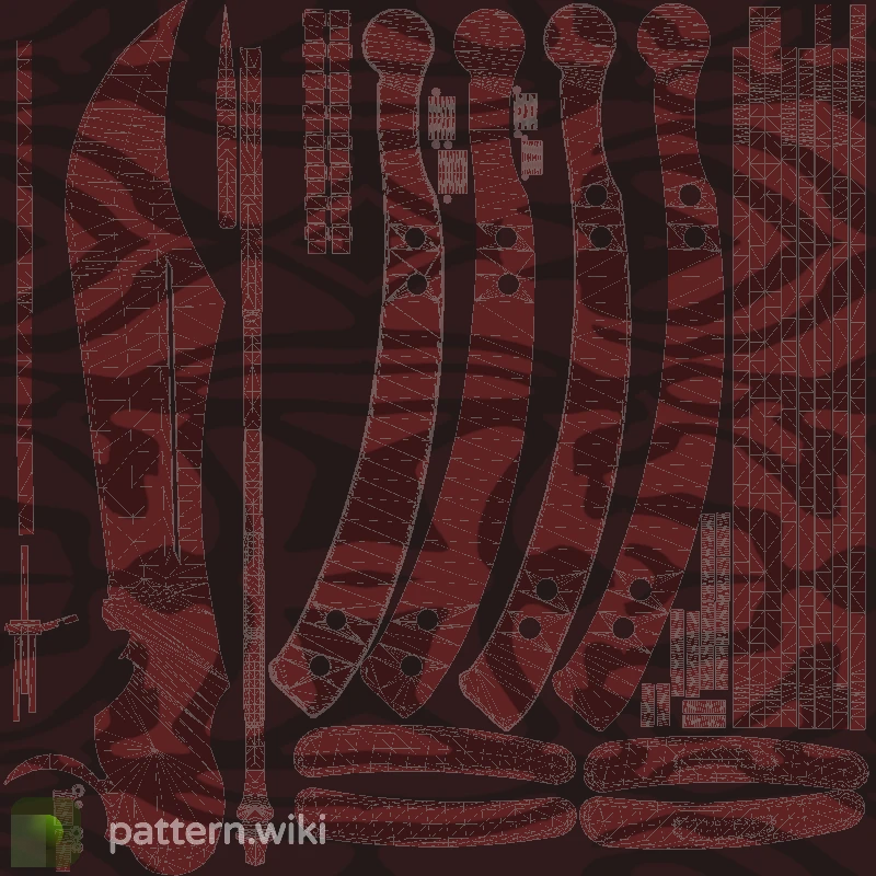 Butterfly Knife Slaughter seed 792 pattern template