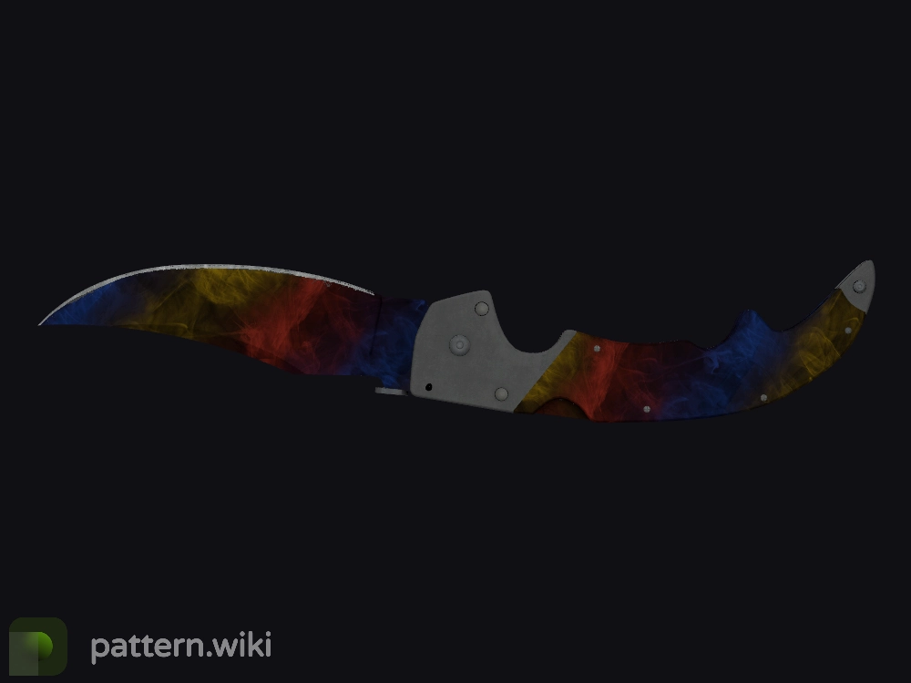 Falchion Knife Marble Fade seed 342