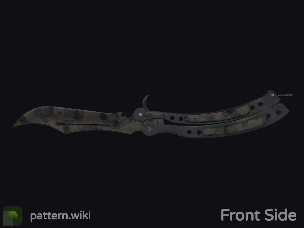 Butterfly Knife Stained seed 321