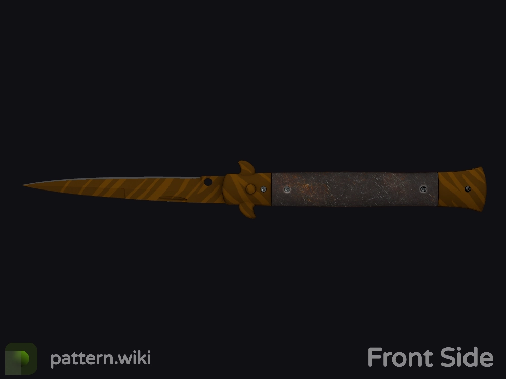 Stiletto Knife Tiger Tooth seed 383